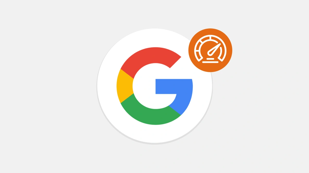 Google logo with web vitals icon